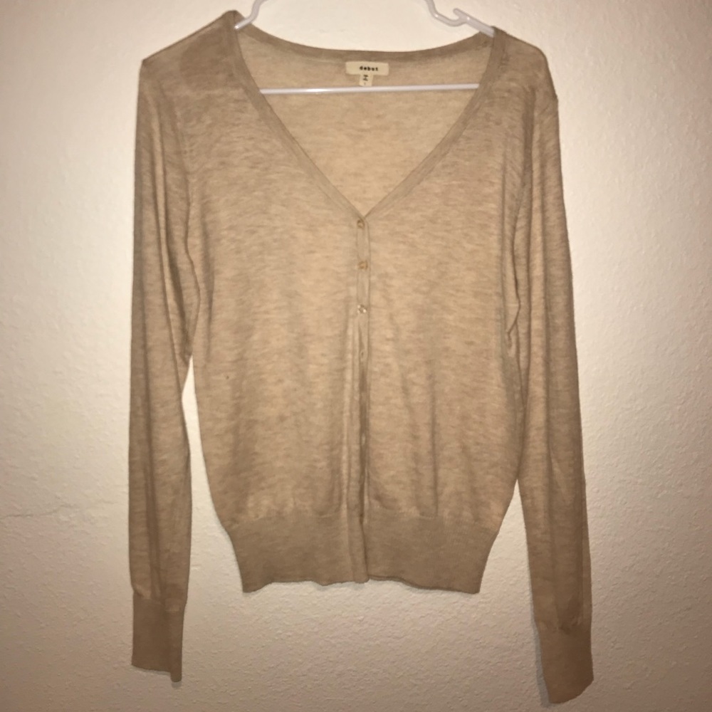 CREAM COLORED CARDIGAN (maybe beige lol)